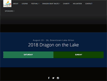 Tablet Screenshot of dragononthelake.com
